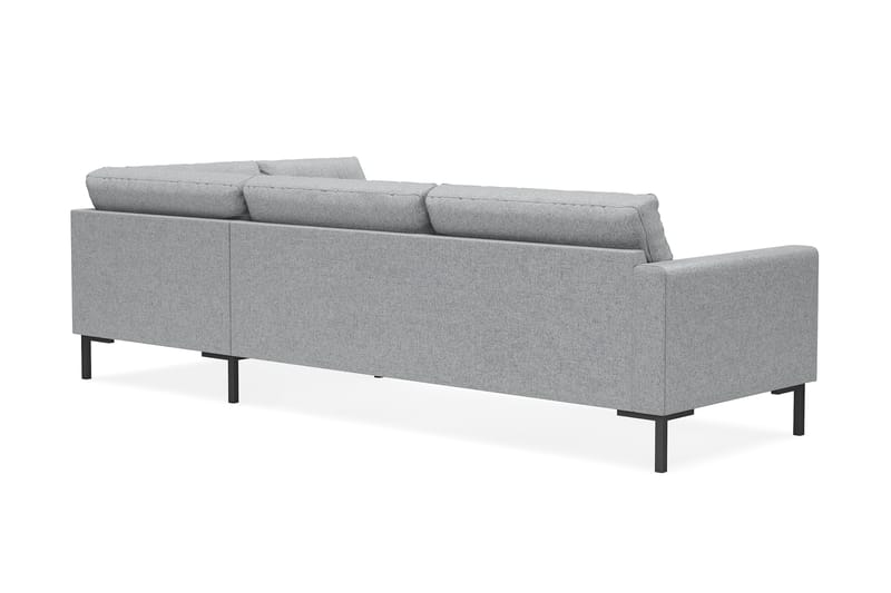 4-seters Sofa med Sjeselong Høyre Frillestad - Grå - Møbler - Sofaer - Sofaer med sjeselong - 4 seters sofa med divan