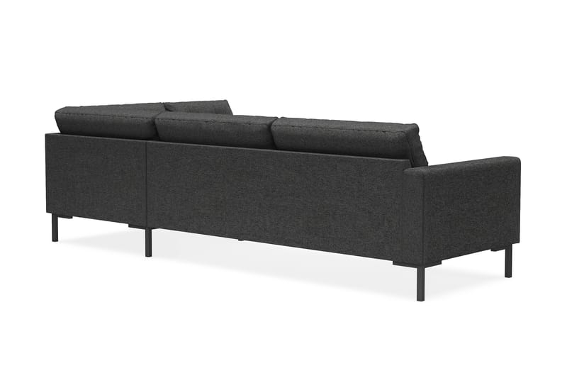 4-seters Sofa med Sjeselong Høyre Frillestad - Mørkegrå - Møbler - Sofaer - Sofaer med sjeselong - 4 seters sofa med divan