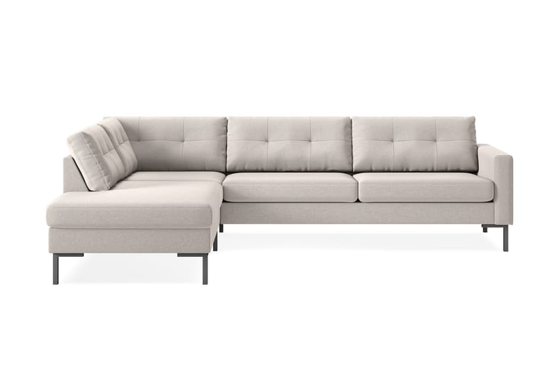 4-seters Sofa med Sjeselong Venstre Frillestad - Beige - Møbler - Sofaer - Sofaer med sjeselong - 4 seters sofa med divan