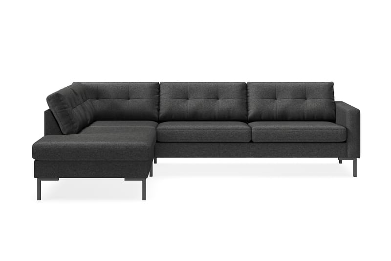 4-seters Sofa med Sjeselong Venstre Frillestad - Mørkegrå - Møbler - Sofaer - Sofaer med sjeselong - 4 seters sofa med divan