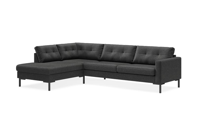 4-seters Sofa med Sjeselong Venstre Frillestad - Mørkegrå - Møbler - Sofaer - Sofaer med sjeselong - 4 seters sofa med divan