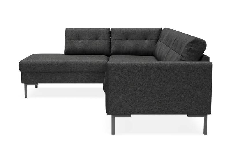 4-seters Sofa med Sjeselong Venstre Frillestad - Mørkegrå - Møbler - Sofaer - Sofaer med sjeselong - 4 seters sofa med divan