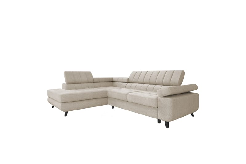 Amshyttan Sofa med Sjeselong 3-seter - Beige - Møbler - Sofaer - Sofaer med sjeselong - 3 seters sofa med divan