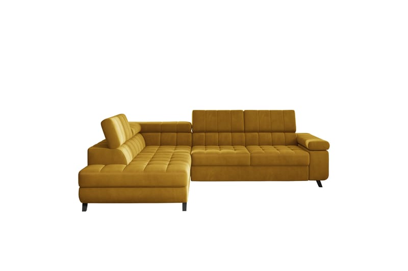 Amshyttan Sofa med Sjeselong 3-seter - Gul - Møbler - Sofaer - Sofaer med sjeselong - 3 seters sofa med divan