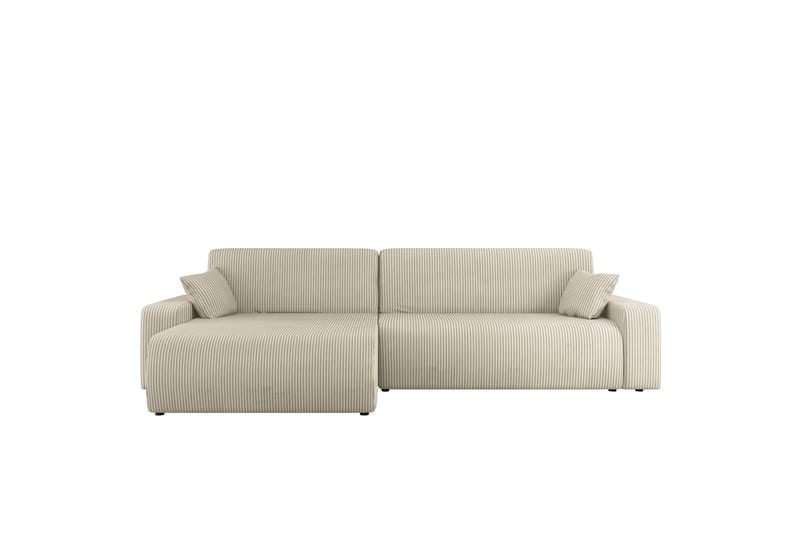 Barile Sofa med Divan 3-seter - Beige - Møbler - Sofaer - Sofaer med sjeselong - 3 seters sofa med divan