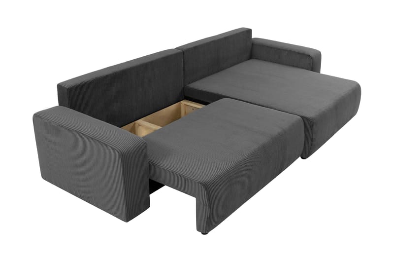 Barile Sofa med Divan 3-seter - Blå - Møbler - Sofaer - Sofaer med sjeselong - 3 seters sofa med divan