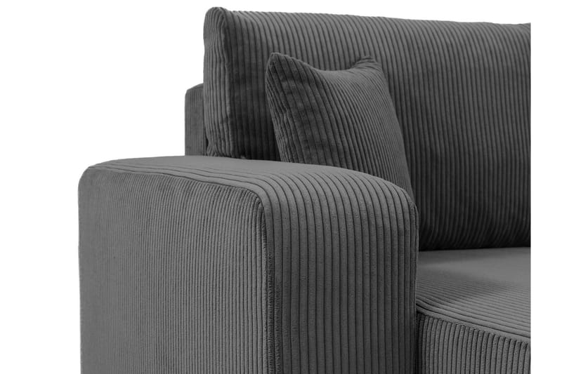 Barile Sofa med Divan 3-seter - Blå - Møbler - Sofaer - Sofaer med sjeselong - 3 seters sofa med divan