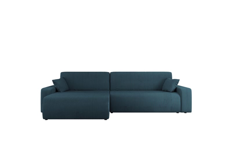 Barile Sofa med Divan 3-seter - Blå - Møbler - Sofaer - Sofaer med sjeselong - 3 seters sofa med divan