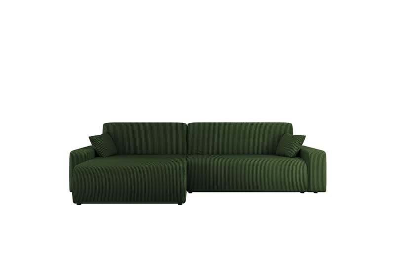 Barile Sofa med Divan 3-seter - Grønn - Møbler - Sofaer - Sofaer med sjeselong - 3 seters sofa med divan