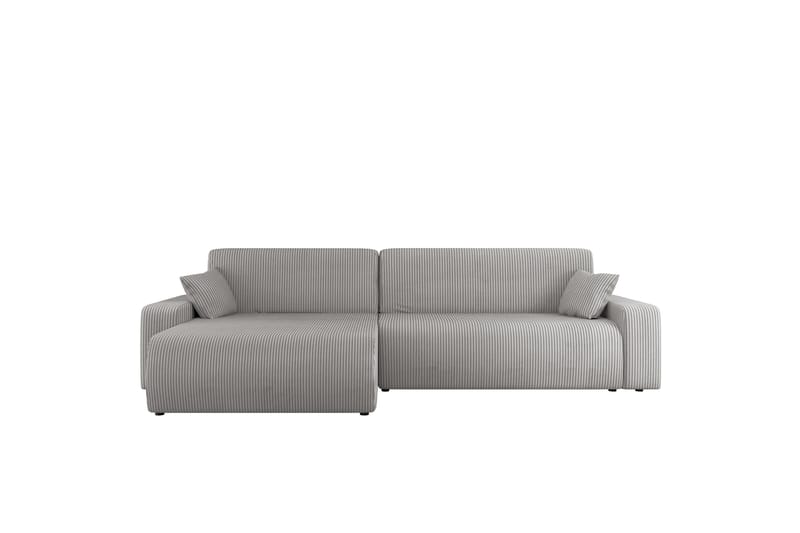 Barile Sofa med Divan 3-seter - Lys grå - Møbler - Sofaer - Sofaer med sjeselong - 3 seters sofa med divan