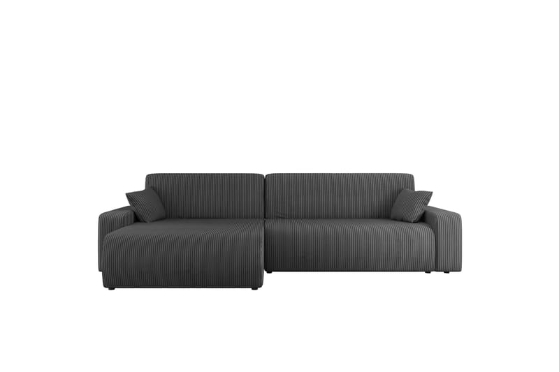 Barile Sofa med Divan 3-seter - Mørk grå - Møbler - Sofaer - Sofaer med sjeselong - 3 seters sofa med divan