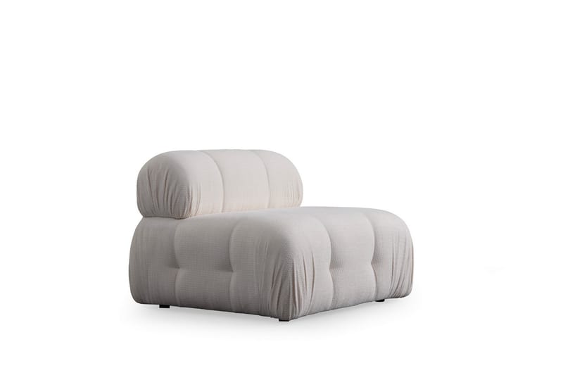 Bengul Sofa med Sjeselong 3-seter - Hvit - Møbler - Sofaer - Sofaer med sjeselong - 3 seters sofa med divan