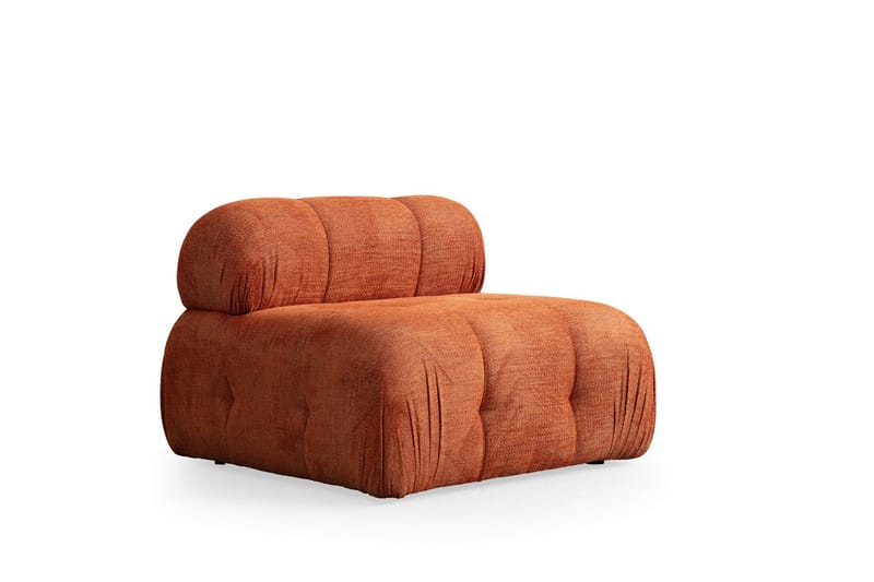 Bengul Sofa med Sjeselong 3-seter - Oransje - Møbler - Sofaer - Sofaer med sjeselong - 3 seters sofa med divan