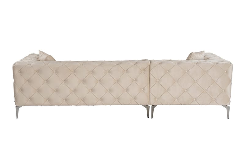 Canunda 3-seters Sofa med Venstre Sjeselong - Beige - Møbler - Sofaer - Sofaer med sjeselong - 3 seters sofa med divan