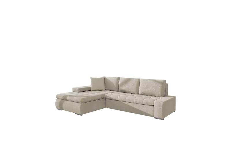 Cerys Sofa med Divan 3-seter - Beige - Møbler - Sofaer - Sofaer med sjeselong - 3 seters sofa med divan