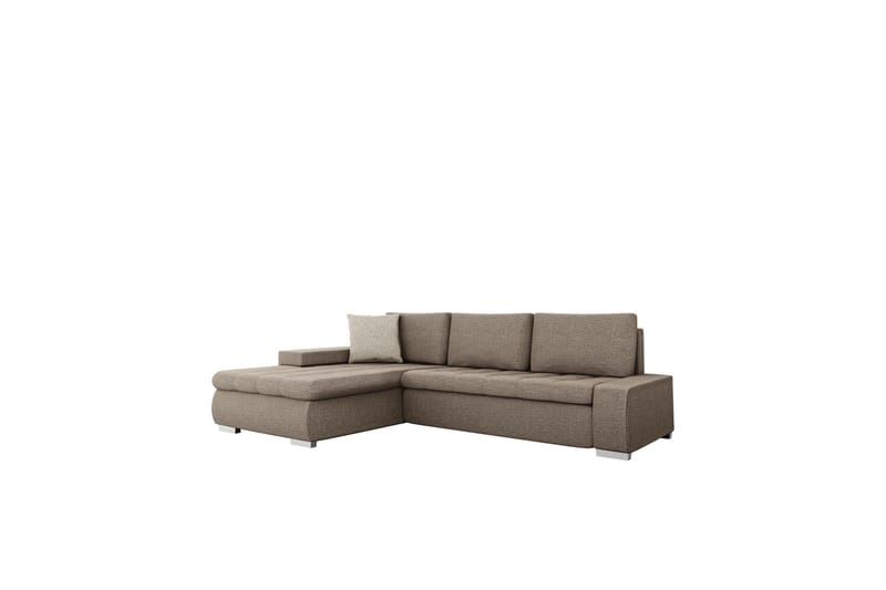 Cerys Sofa med Divan 3-seter - Brun/Beige - Møbler - Sofaer - Sofaer med sjeselong - 3 seters sofa med divan