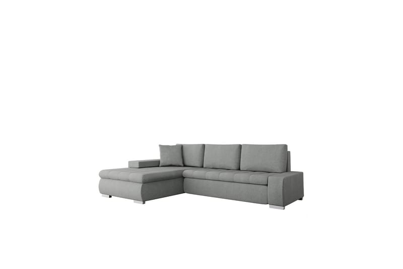 Cerys Sofa med Divan 3-seter - Grå - Møbler - Sofaer - Sofaer med sjeselong - 3 seters sofa med divan