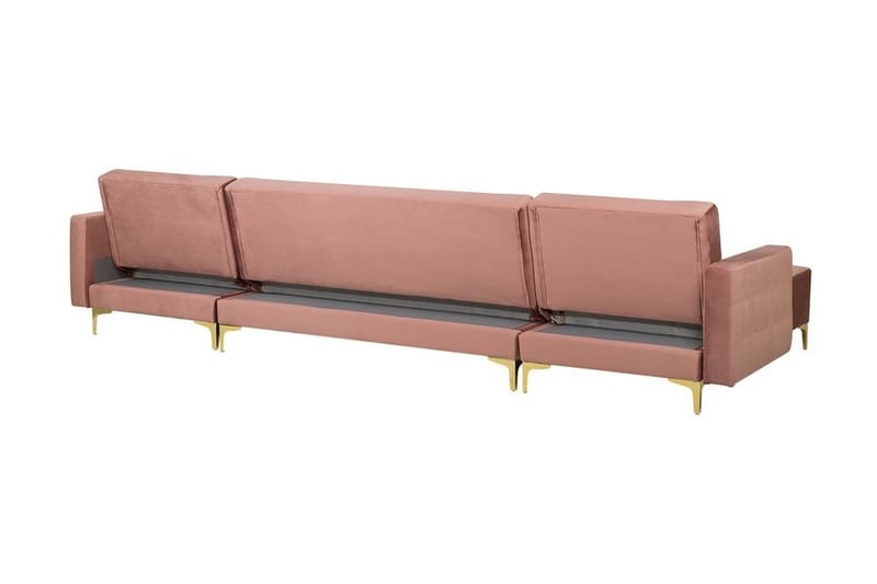 Divansofa Aberdeen 348 cm - Rosa - Møbler - Sofaer - Sofaer med sjeselong