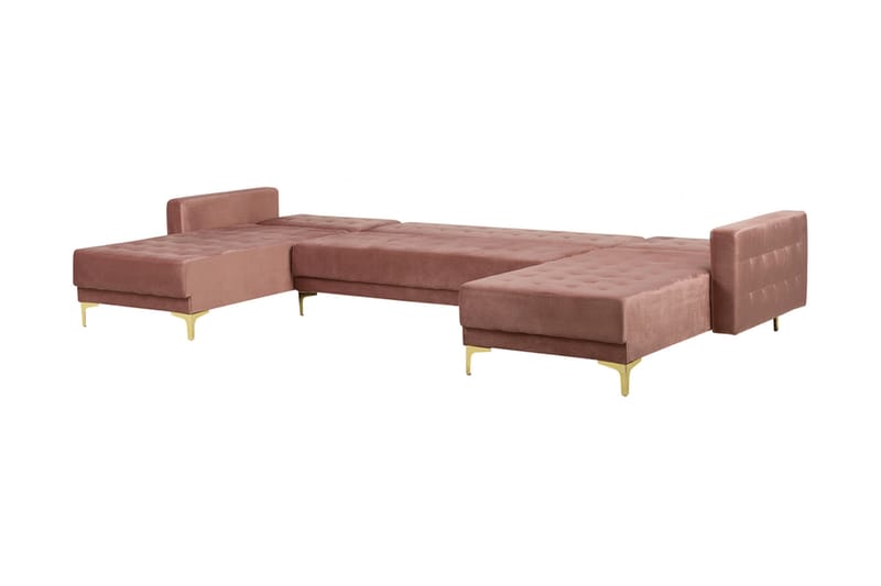 Divansofa Aberdeen 348 cm - Rosa - Møbler - Sofaer - Sofaer med sjeselong