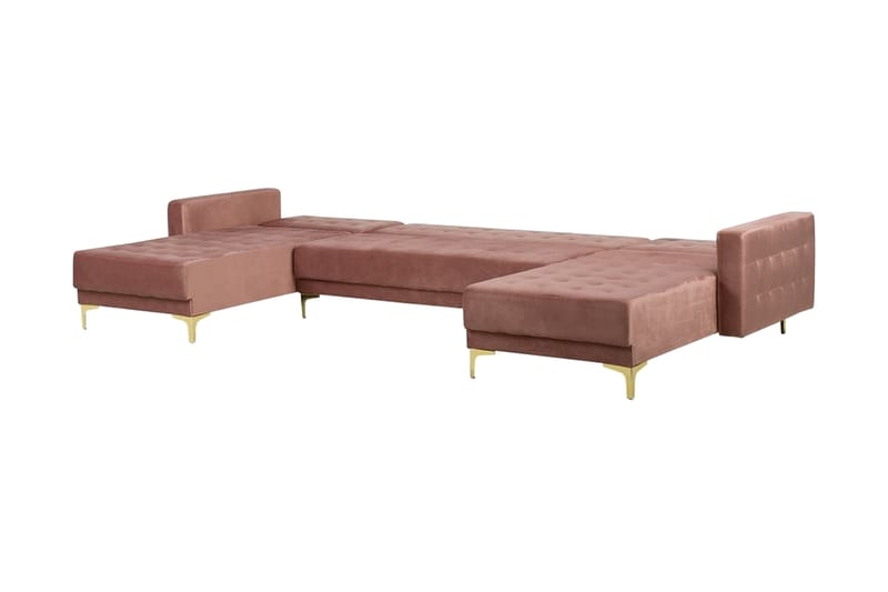 Divansofa Aberdeen 348 cm - Rosa - Møbler - Sofaer - Sofaer med sjeselong