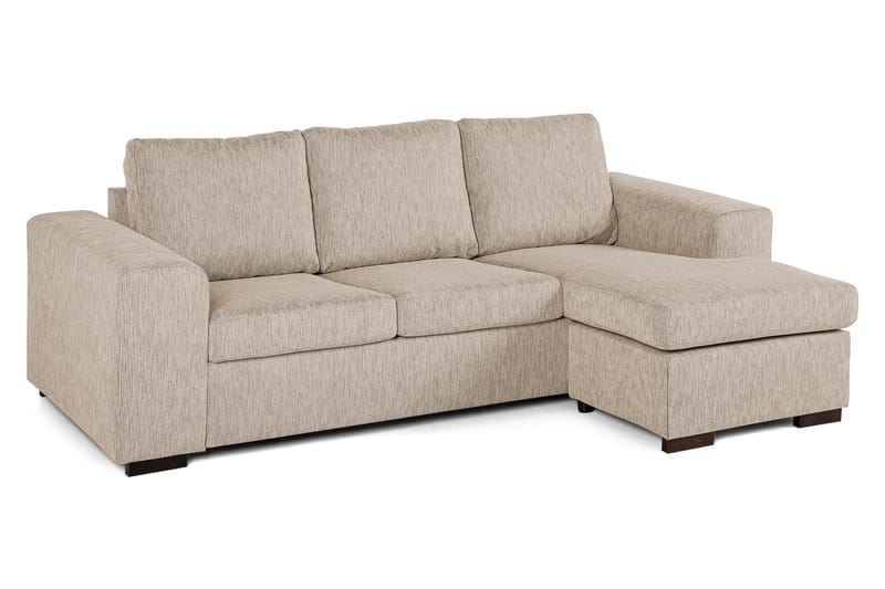 Divansofa Alter 3-seter Vendbar - Beige - Møbler - Sofaer - Sofaer med sjeselong - 3 seters sofa med divan