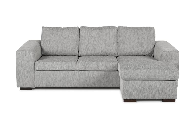 Divansofa Alter 3-seter Vendbar - Lysgrå - 3 seters sofa med divan - Sofaer med sjeselong