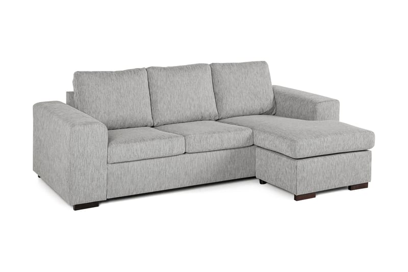 Divansofa Alter 3-seter Vendbar - Lysgrå - Møbler - Sofaer - Sofaer med sjeselong - 3 seters sofa med divan