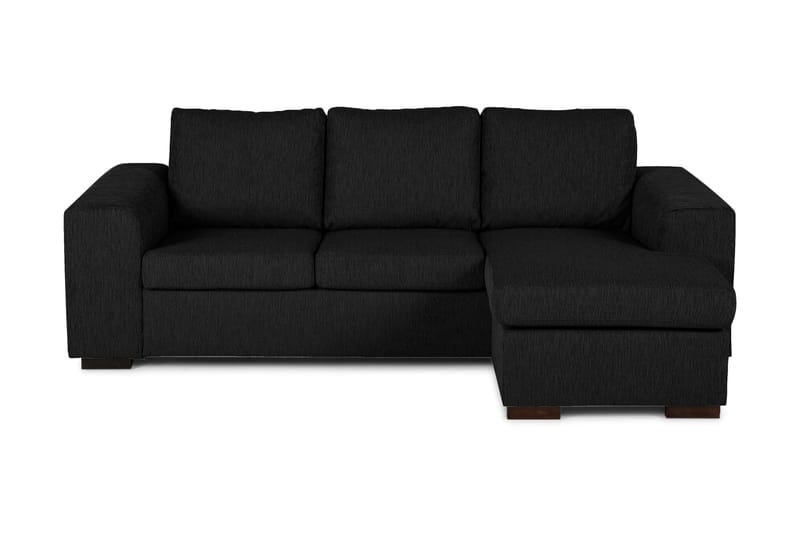 Divansofa Alter 3-seter Vendbar - Svart - Møbler - Sofaer - Sofaer med sjeselong - 3 seters sofa med divan