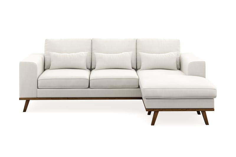 Divansofa Haga Compact Vendbar Lin - Beige - Møbler - Sofaer - Sofaer med sjeselong