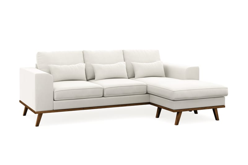 Divansofa Haga Compact Vendbar Lin - Beige - Møbler - Sofaer - Sofaer med sjeselong