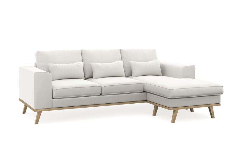 Divansofa Haga Compact Vendbar Lin - Beige - Møbler - Sofaer - Sofaer med sjeselong