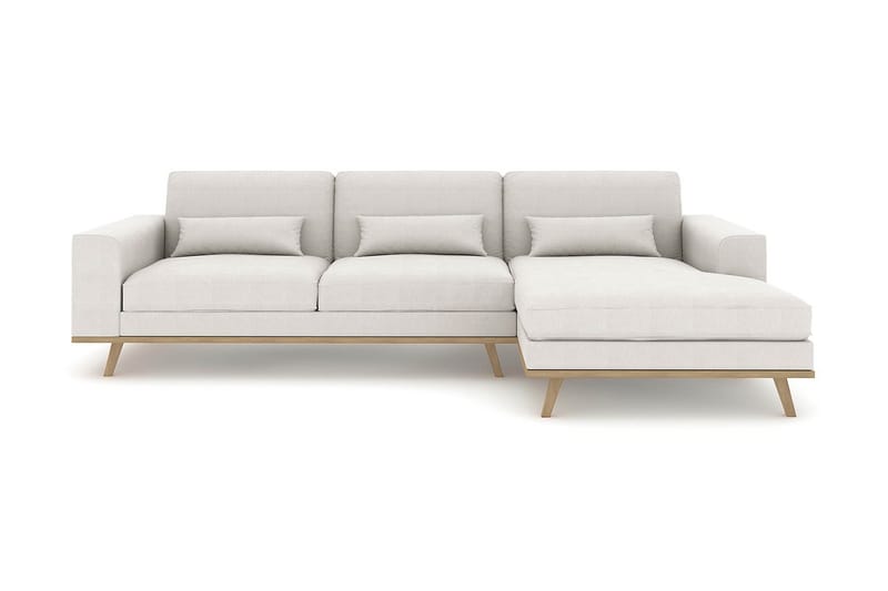 Divansofa Haga Lin - Beige - Møbler - Sofaer - Sofaer med sjeselong