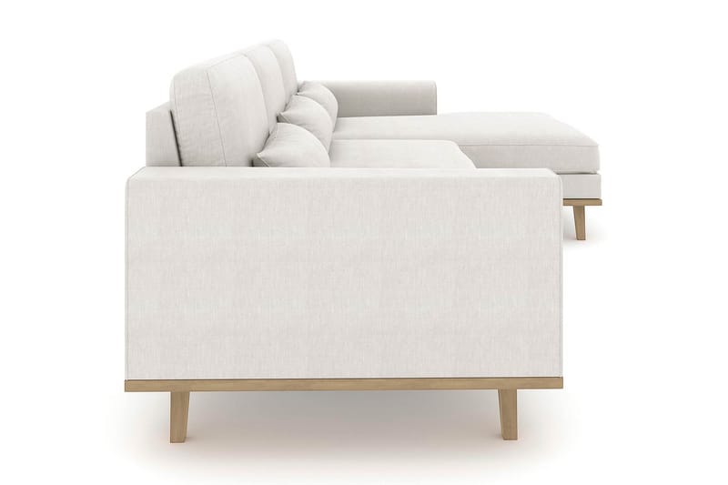 Divansofa Haga Lin - Beige - Møbler - Sofaer - Sofaer med sjeselong