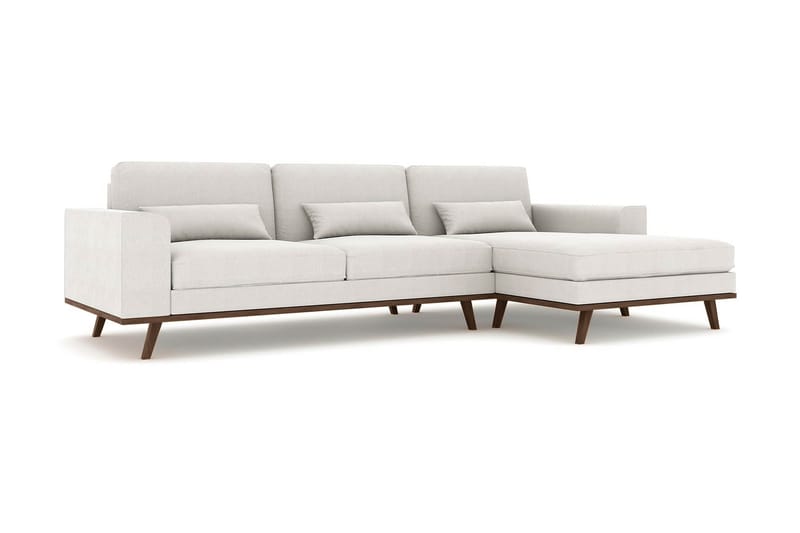 Divansofa Haga Lin - Beige - Møbler - Sofaer - Sofaer med sjeselong