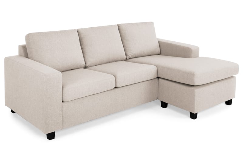 Divansofa Nevada 3-seter Vendbar - Beige - Møbler - Sofaer - Sofaer med sjeselong