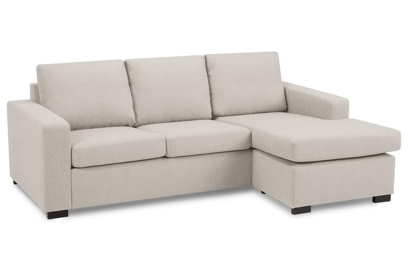 Divansofa Nevada 3-seter Vendbar - Beige|Grå - Møbler - Sofaer - Sofaer med sjeselong