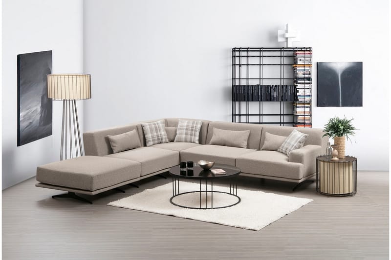 Divansofa  Rubiell - Beige - Møbler - Sofaer - Sofaer med sjeselong