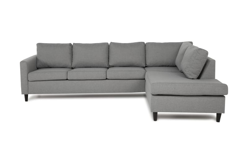 Divansofa Yen 4-seter Høyre - Lysgrå - Møbler - Sofaer - Sofaer med sjeselong - 4 seters sofa med divan