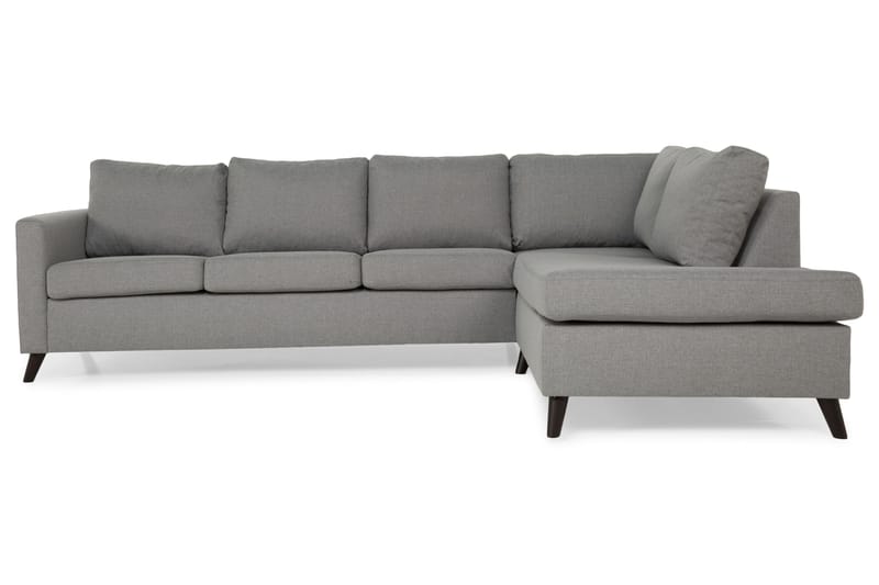 Divansofa Yen 4-seter Høyre - Lysgrå - Møbler - Sofaer - Sofaer med sjeselong - 4 seters sofa med divan