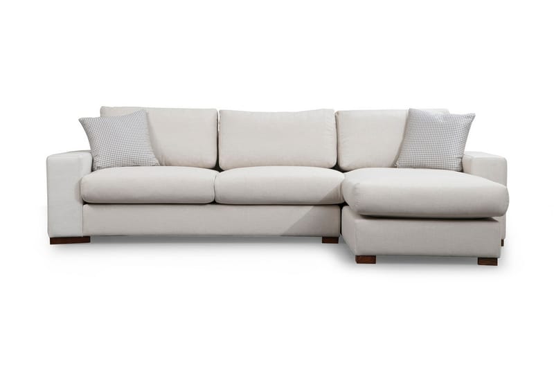 Divansofa  Portiella - Beige - Møbler - Sofaer - Sofaer med sjeselong