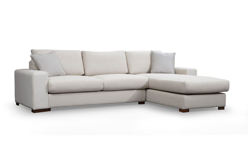 Divansofa  Portiella - Beige - Møbler - Sofaer - Sofaer med sjeselong