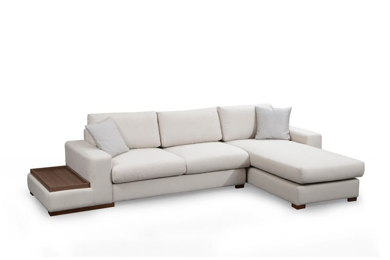 Divansofa  Portiella - Beige - Møbler - Sofaer - Sofaer med sjeselong