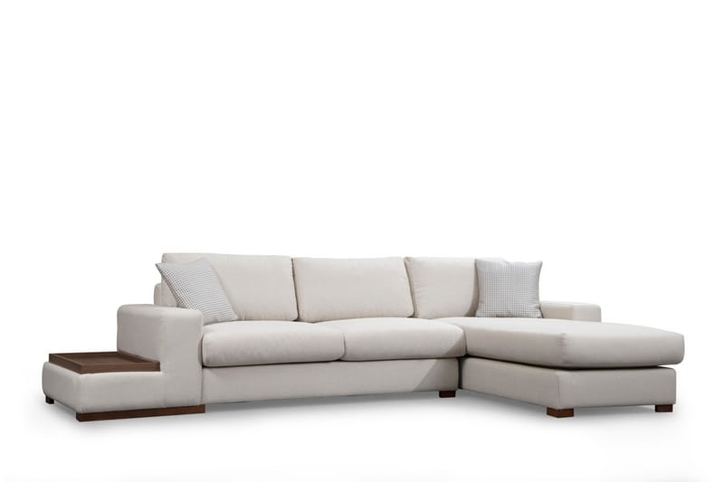 Divansofa  Portiella - Beige - Møbler - Sofaer - Sofaer med sjeselong