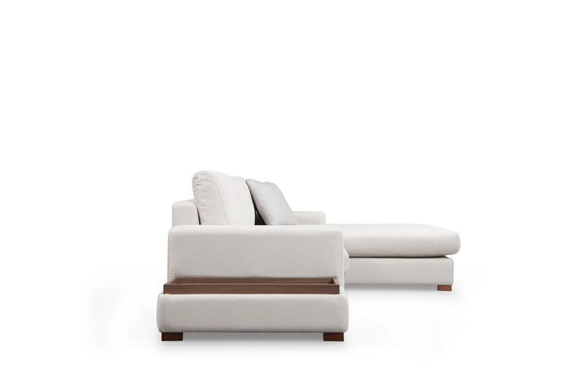 Divansofa  Portiella - Beige - Møbler - Sofaer - Sofaer med sjeselong