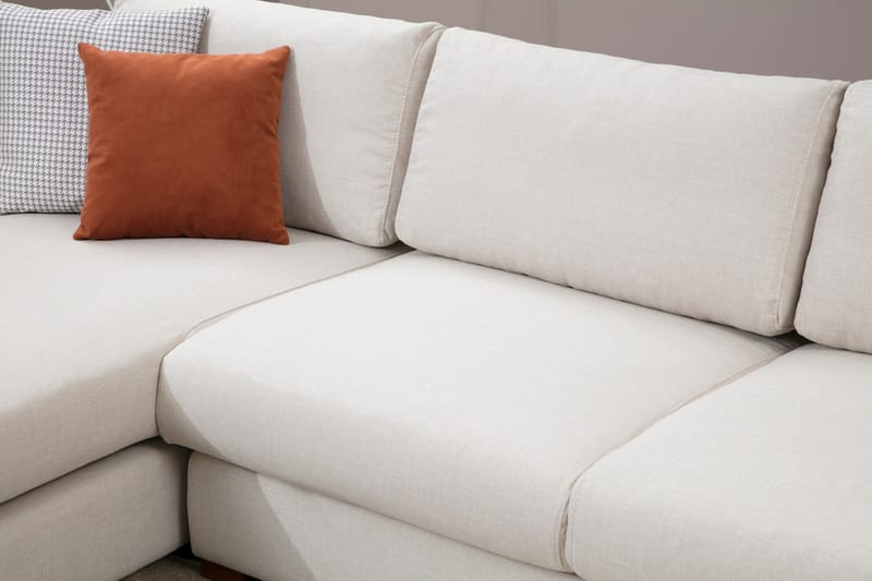 Divansofa  Portiella - Beige - Møbler - Sofaer - Sofaer med sjeselong