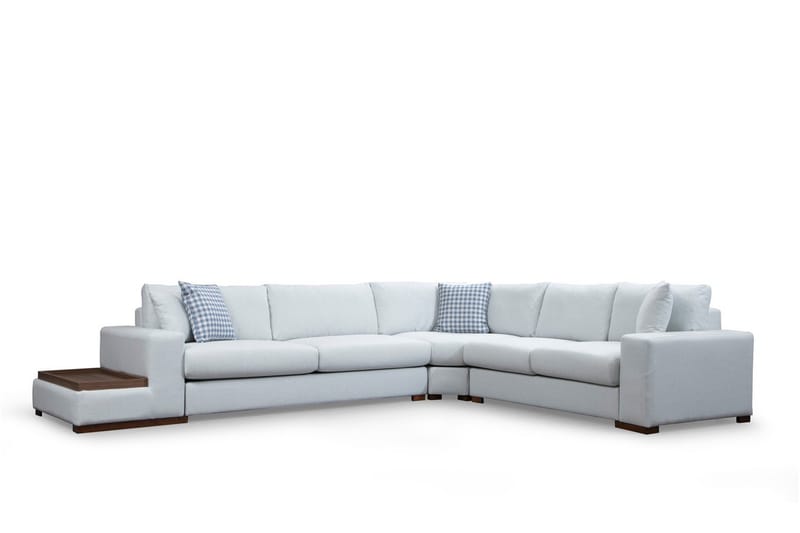 Divansofa  Portiella - Beige - Møbler - Sofaer - Sofaer med sjeselong