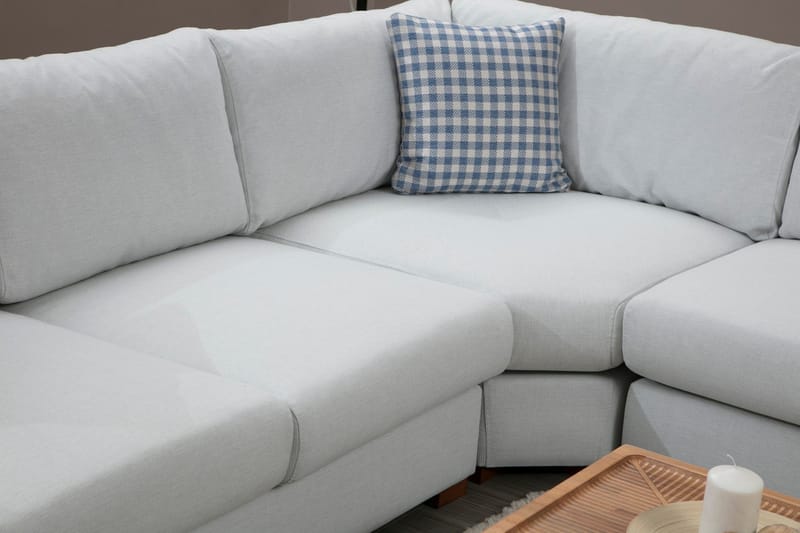 Divansofa  Portiella - Beige - Møbler - Sofaer - Sofaer med sjeselong