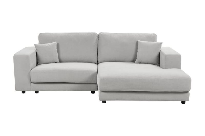 Ersi Sofa med Sjeselong 3-seter - Grå/Svart - Møbler - Sofaer - Sofaer med sjeselong - 3 seters sofa med divan