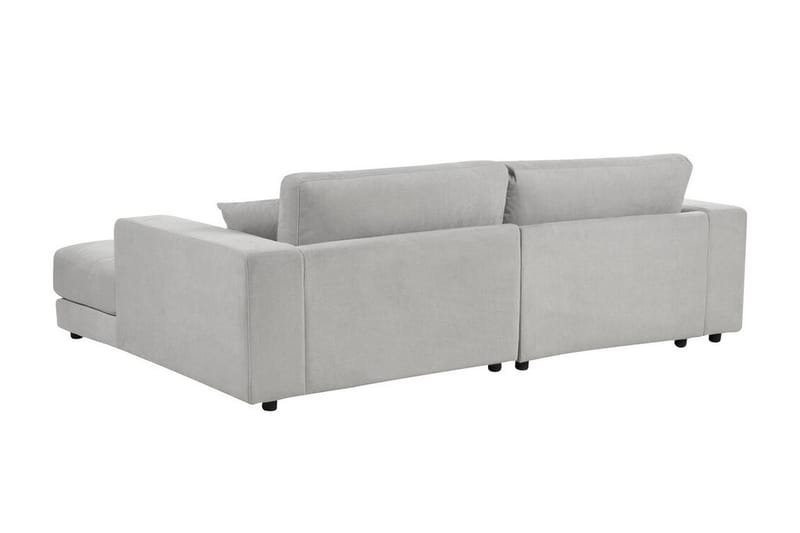 Ersi Sofa med Sjeselong 3-seter - Grå/Svart - Møbler - Sofaer - Sofaer med sjeselong - 3 seters sofa med divan