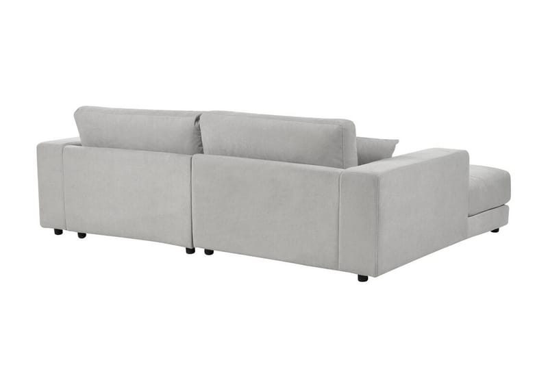 Ersi Sofa med Sjeselong 3-seter - Grå/Svart - Møbler - Sofaer - Sofaer med sjeselong - 3 seters sofa med divan